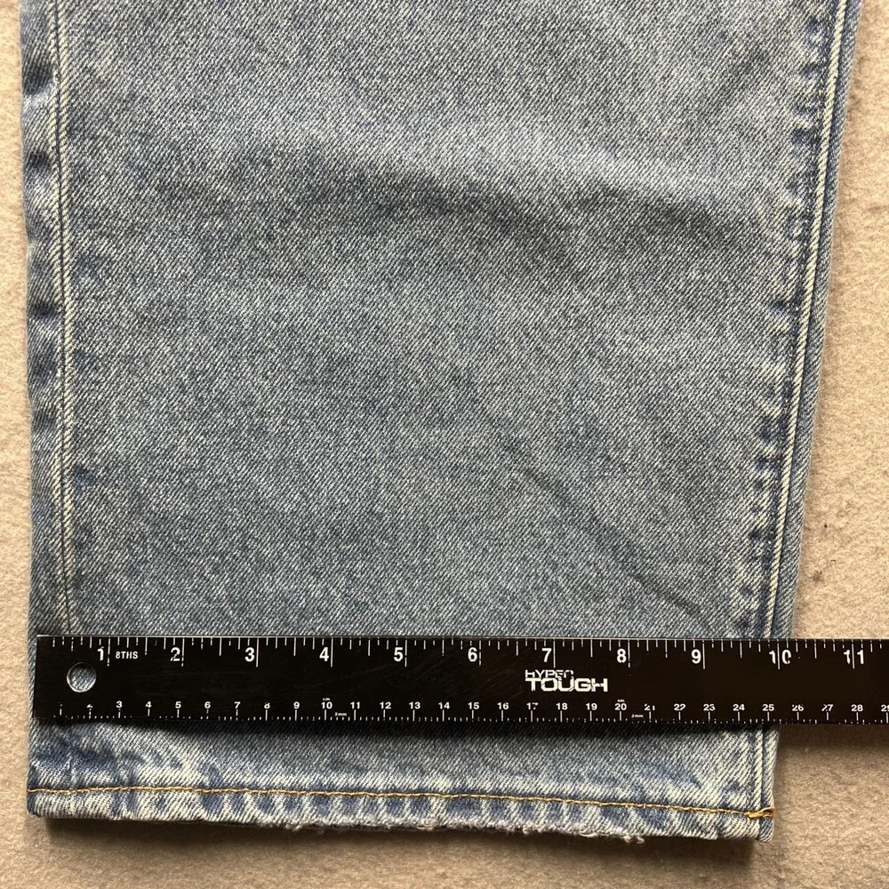 Abercrombie & Fitch Jeans Mens 33x32 Blue Baggy Relaxed Straight Leg Denim New